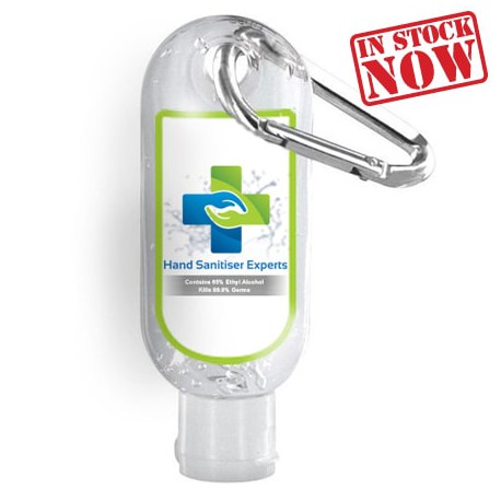 30ml Hand Sanitiser with Carabiner
